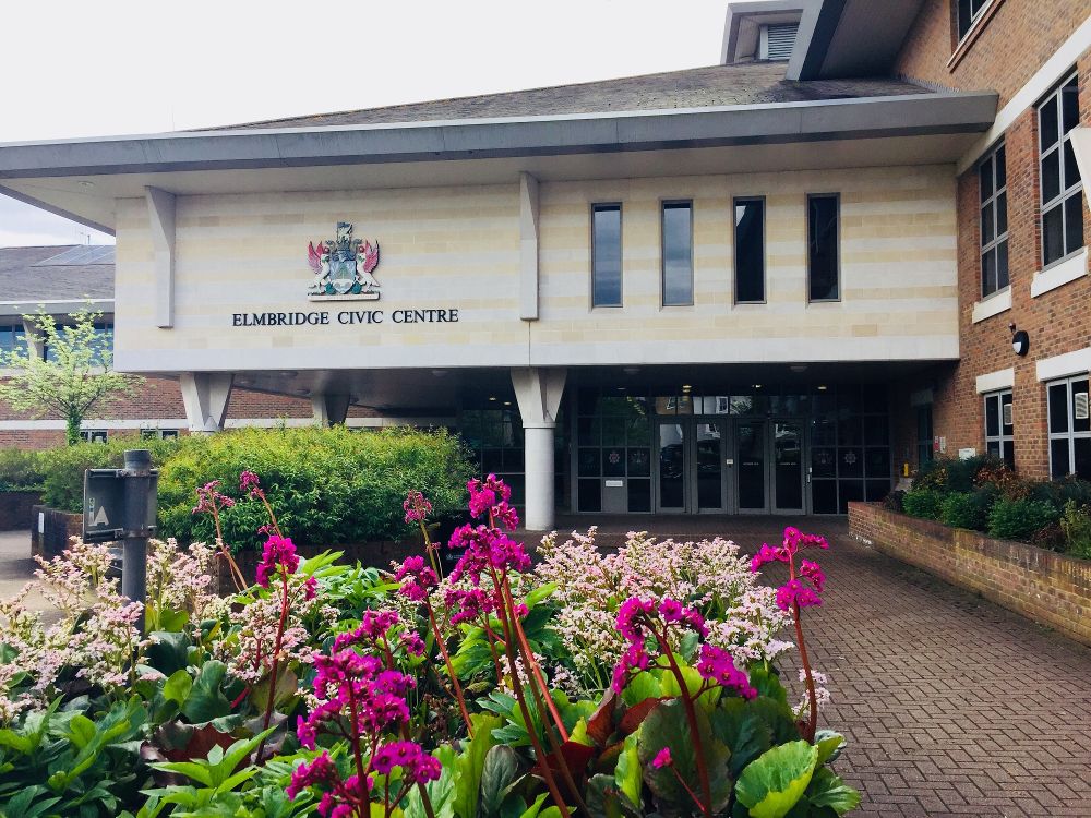 outside-the-civic-centre Elmbridge